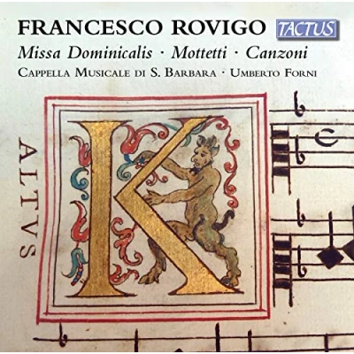 Afbeelding van Cappella Musicale di S. Barbara In Mantova &amp; Umberto Forni Missa Dominicalis Mottetti Canzoni (CD)