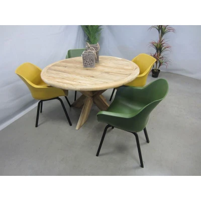Afbeelding van Hartman Tuinset Sophie Element Kleur Met Kruispoot Teaktafel 240