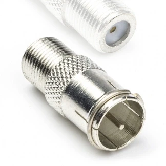 Afbeelding van Coax splitter Nedis (Vrouwelijk naar 2 x mannelijk)
