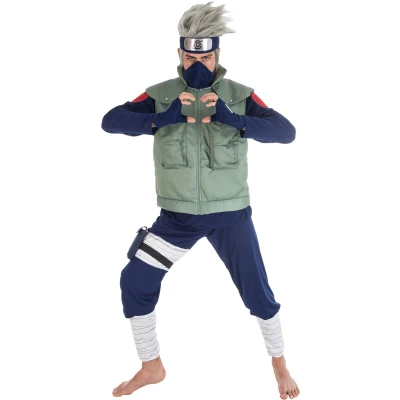 Afbeelding van CHAKS Naruto Kakashi Hatake kostuum voor mannen Medium