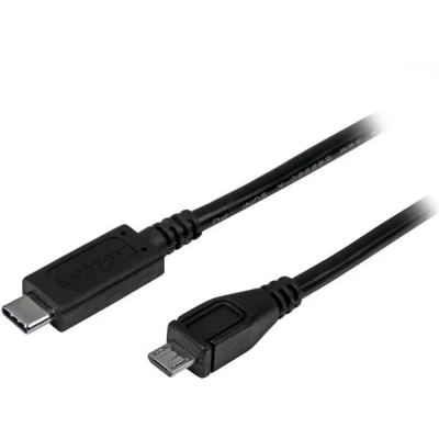 Afbeelding van Adapter USB C naar Micro 2.0 Startech USB2CUB1M Zwart 1 m