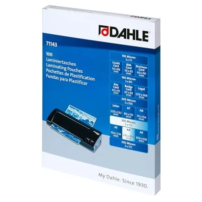 Afbeelding van Dahle Lamineerfolie DIN A4 125 micron glanzend 100 stuk(s)