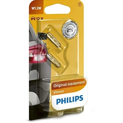 Image de Philips automotive lighting Vision Filament W1,2W, Lampe De Signalisation, Blister 2,Spécifique au véhicule