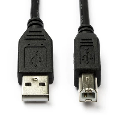 Image de Câble d&#039;imprimante USB longueur 1 mètres noir