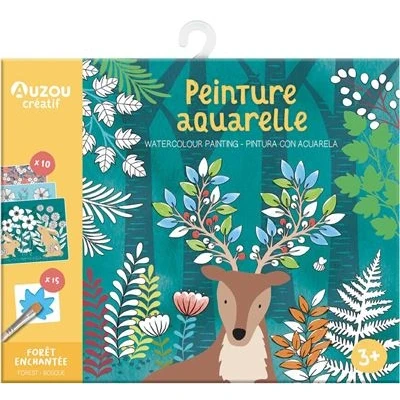 Image de Ma pochette d&#039;artiste peinture aquarelle foret enchantee