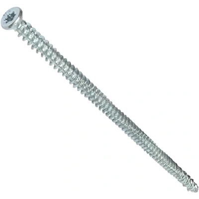 Afbeelding van AERZETIX 20 stuks directe ankerschroeven voor beton Ø 7,5 x 182 mm conische verzonken kop met sterafdruk T30 bevestiging zonder pluggen C48389