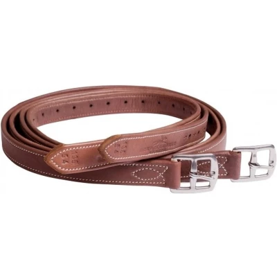 Afbeelding van Schockemöhle Stijgbeugelriemen Chantilly Zwart/Zilver 145cm Agradi.be