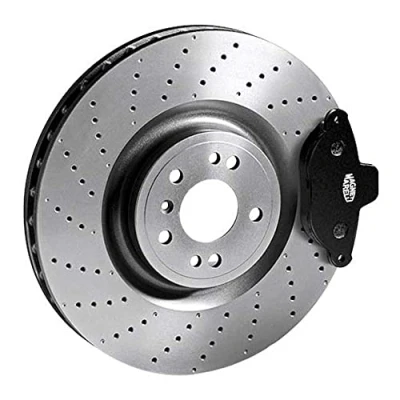 Afbeelding van MAGNETI MARELLI Remschijf ALFA ROMEO: 159 Sportwagon 305, 305mm 28mm 5 70mm interne ventilatie Met druppelvormige vleugels UV laklaag 360406011301