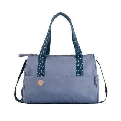 Image de Badabulle Sac A Langer Pocketstyle Plan Langer, Housse Isotherme, Pochette, Attaches Poussette Inclus, Bleu