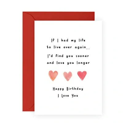 Afbeelding van Central 23 verjaardagskaart met opschrift &quot;I Love You Longer...&quot; voor je partner, man, vrouw, uniseks, geleverd grappige stickers