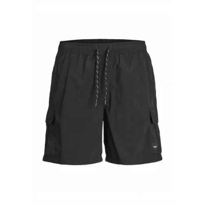 Afbeelding van Jack &amp; Jones Cargo FIT Zwemshorts, Heren, Maat: Large, Black