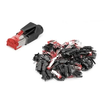 Afbeelding van Hirose Electronic A MO6 8 HRS 10 modulaire stekker, 6 TM 21 st. RJ45, stekker Aantal polen (sensoren) Rood, Zwart, Zilver