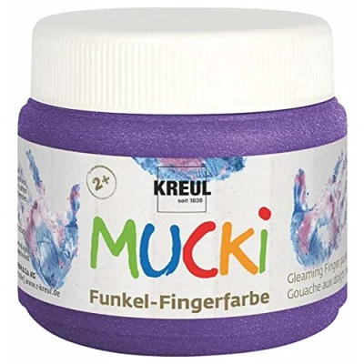 Afbeelding van Mucki Vingerverf Paars Metallic, 150ml