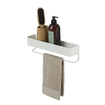 Afbeelding van Sealskin Brix Wandrek Met Handdoekrek 35 cm Wit