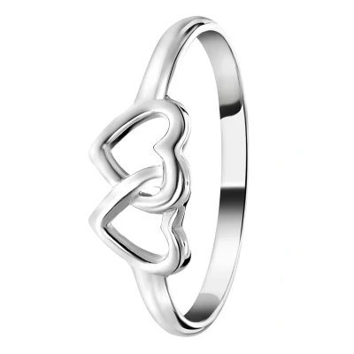 Afbeelding van Lucardi Ring silvercoloured voor kinderen, Maat: 43, Silver/coloured