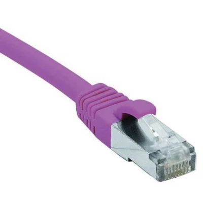 Image de Cordon RJ45 catégorie 6 F/UTP LSOH snagless rose 5 m
