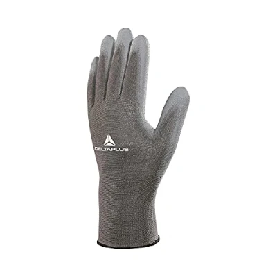 Afbeelding van Delta Plus polyester handschoen VE702PG PU grijs mt 10