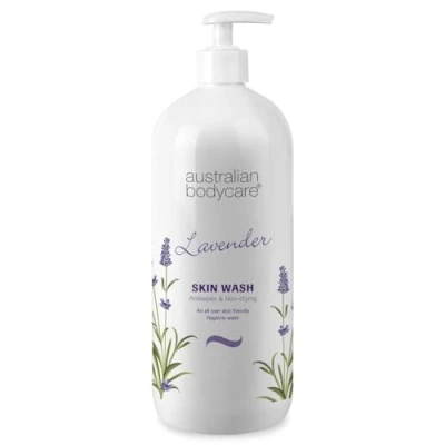 Afbeelding van Professionele Lavender Skin Wash 1000 ml Professioneel douchegel met Tea tree Olie en Lavendel voor de dagelijkse reiniging van je lichaam