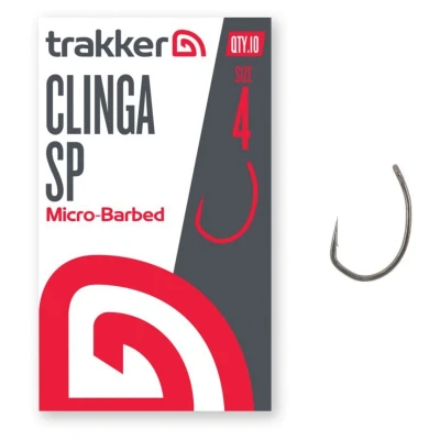 Afbeelding van Trakker Clinga SP Hooks Micro Barbed Haakmaat 4 (10 Stuks) Karperhaken