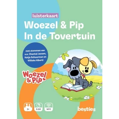 Afbeelding van Woezel &amp; Pip luisterkaart Besties In de tovertuin Luisterboek kinderen Nederlands