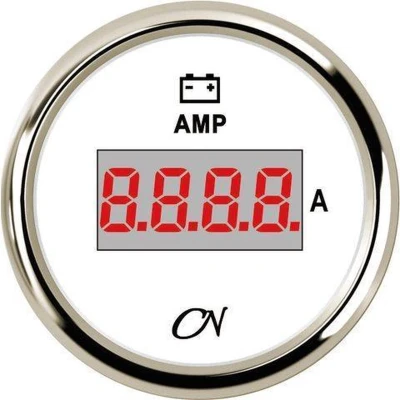 Afbeelding van Amperemeter digitaal + shunt, Wit, Chroom, 8 32 V
