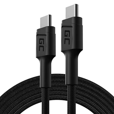 Afbeelding van Green Cell KABGC30 USB kabel 2.0 1,2 m C Zwart