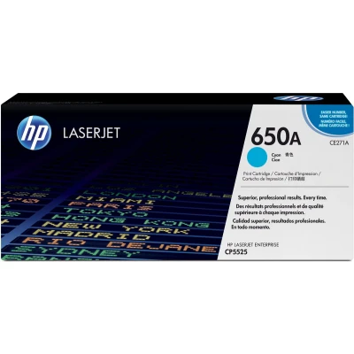 Afbeelding van HP Tonercartridge CE271A 650A blauw