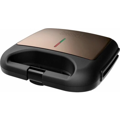 Afbeelding van Tosti apparaat Black &amp; Decker BXSA753E Zwart 750 W