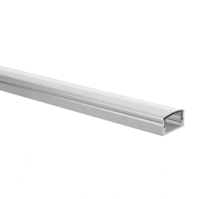 Afbeelding van Yphix Led Strip Profiel Potenza Aluminium Laag 1m Incl. Transparante Afdekkap LEDdirect.nl