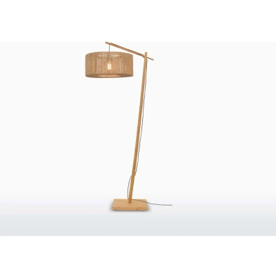 Afbeelding van GOOD&amp;MOJO Vloerlamp Iguazu Bamboe/Jute 73x50x176cm Bruin