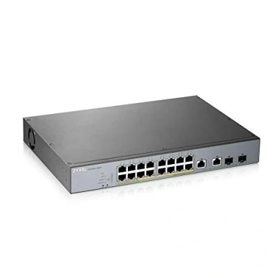Afbeelding van Schakelaar ZyXEL GS1350 18HP EU0101F 16 Gb 250W 18 Poorten Grijs