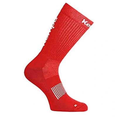 Afbeelding van Kempa Logo Classic Kousen Rood Wit Maat 31 35