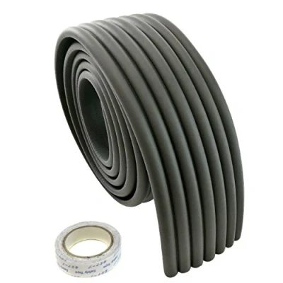 Afbeelding van HIMRY KXD7002 Universele schuimrol, 200 cm x 80 mm 8 mm, dik schuim, schokbestendig, veiligheid voor baby&#039;s, kinderbeveiliging, alle doeleinden, van de baby. Zwart, Zwart