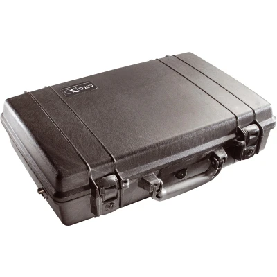Afbeelding van PELI 1490 Laptop koffer schokbestendig, zwart., Met schuim