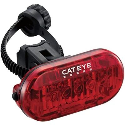 Afbeelding van CatEye Omni 5 Achterlicht Fiets Fietsverlichting LED Brandduur 60 tot 120 uur Batterij Drie lichtmodi