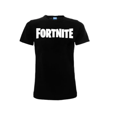 Afbeelding van Fortnite Logo Zwart T Shirt Kinderen 164cm 14 Jaar