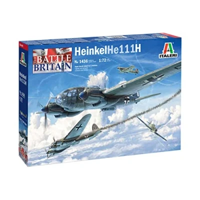 Afbeelding van 1:72 Italeri 1436 Heinkel He111H Plastic Modelbouwpakket
