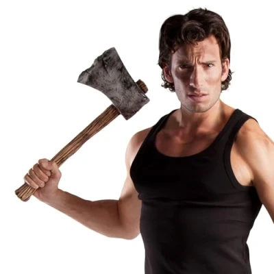 Afbeelding van Boland Bijl schuimrubber (49 cm) Volwassenen Unisex Monster Halloween accessoire Decoratie Horror