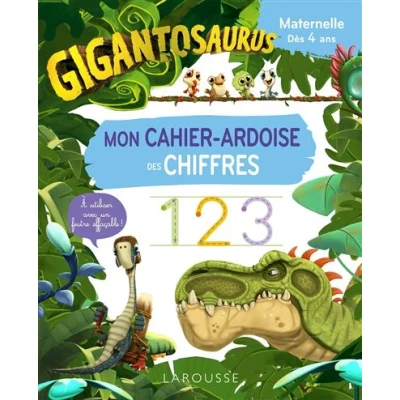 Image de GIGANTOSAURUS Mon super cahier ardoise des CHIFFRES