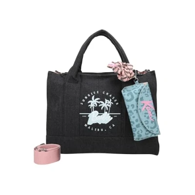 Afbeelding van Fritzi aus Preußen Schoudertas Malibu Denim Limited Barbie Tote Bag Sweet Rose Roze