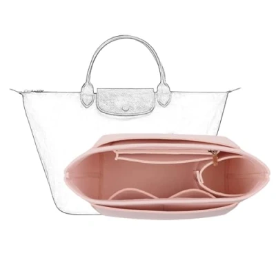 Afbeelding van D.DUO Tas Organizer, Handtas Accessoires, Longchamp Lange Handgreep Tote Organizer (Roze, S (korte handgreep))