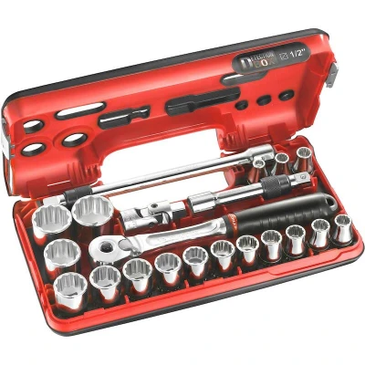 Image de FACOM SL.DBOX501 mallette 1/2&quot; boîte de détection métrique 12 faces 20 pièces