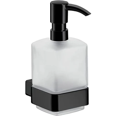 Afbeelding van Emco Loft zeepdispenser met flacon zwart