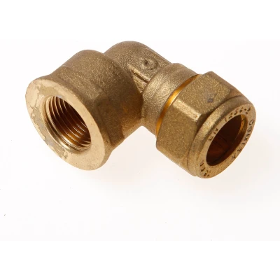 Afbeelding van Installatiebranche Kniekoppeling binnendraads knel 3/8&quot; x 15mm