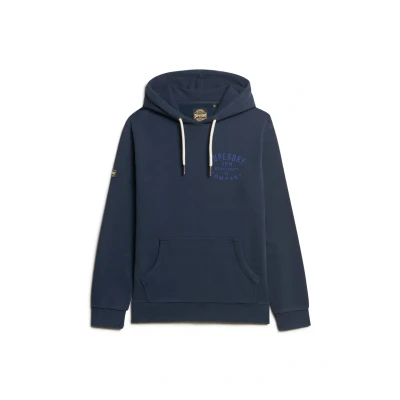 Afbeelding van Superdry Machined Goods Workwear Hoodie, Heren, Maat: Large, Eclipse navy