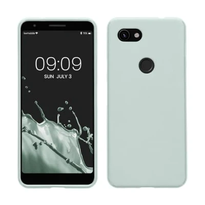 Afbeelding van kwmobile telefoonhoesje geschikt voor Google Pixel 3a Hoesje smartphone Back cover in cool mint