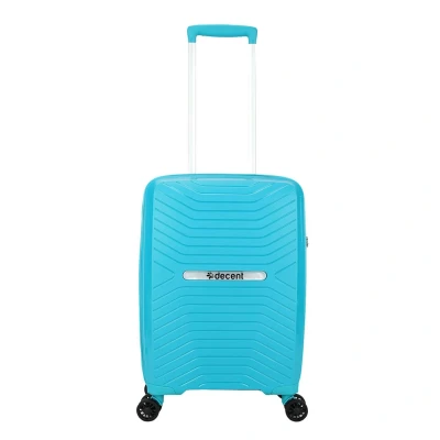 Afbeelding van Decent Cross One Cabin Trolley 55/35 light blue Harde Koffer