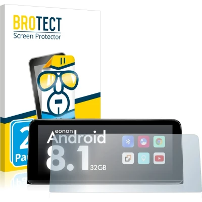Afbeelding van BROTECT Screenprotector voor BMW 3 F31 Touring 2013 2017 Professional 8.8&quot; (Trapezium) Folie Beschermfolie transparant (2 Stuks)