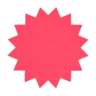 Afbeelding van Folia 667 911 reclamepijl ca. 24 cm, 20 stuks, geel, dubbelzijdig.