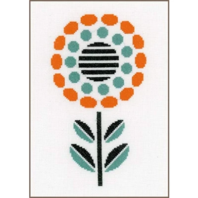 Afbeelding van Vervaco PN 0161613 Telpakket kit Abstracte bloem